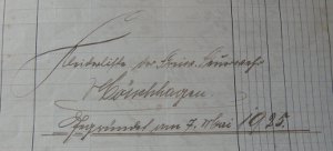 Foto des Eintrags zum Gründungsjahr