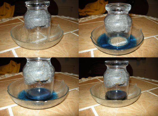 Fotoserie zum Experiment