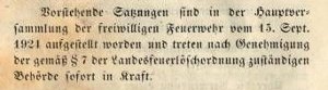 Foto der letzten Seite der alten Satzung