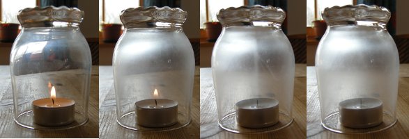 Fotoserie zum Experiment